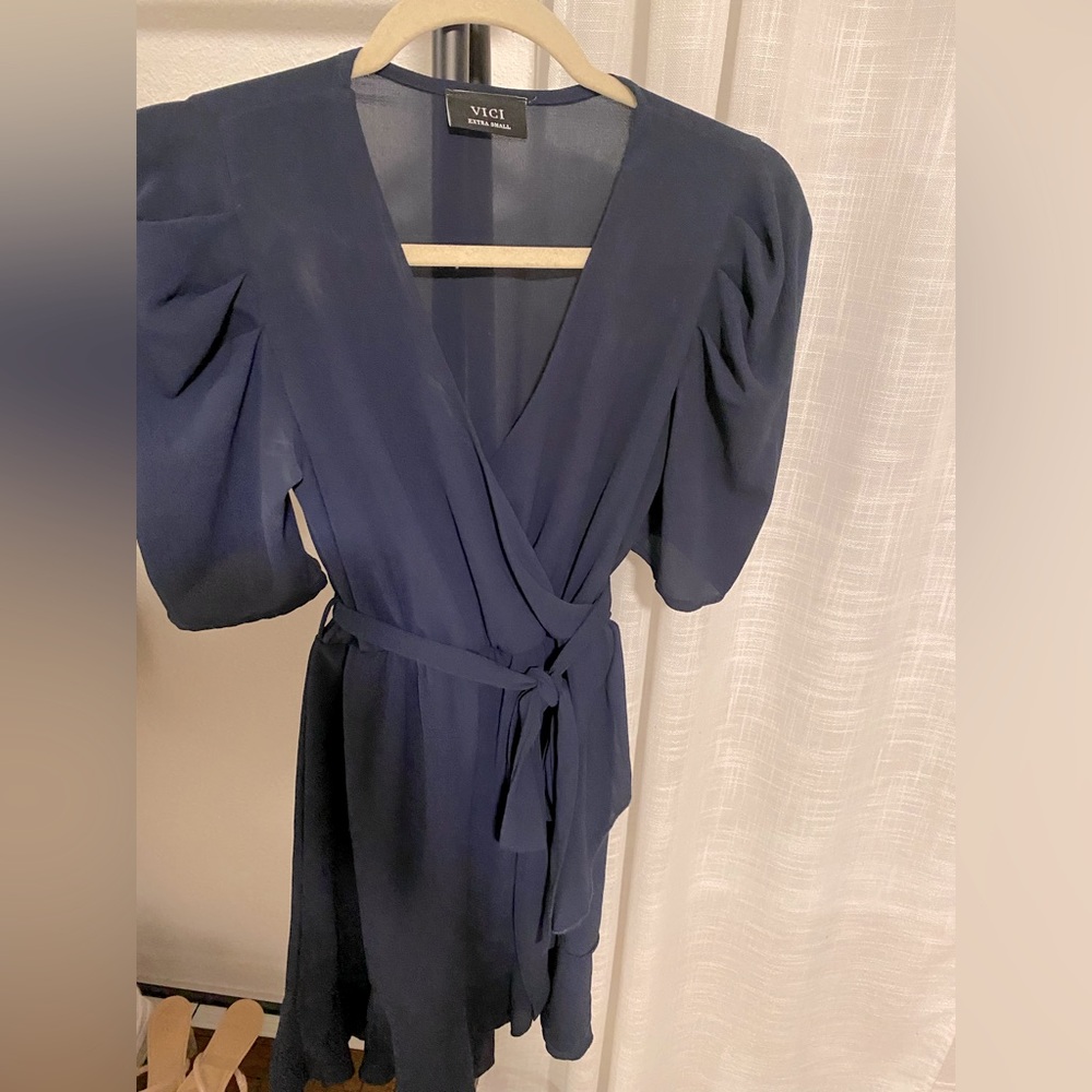Vicci Dolls- Navy mini dress
